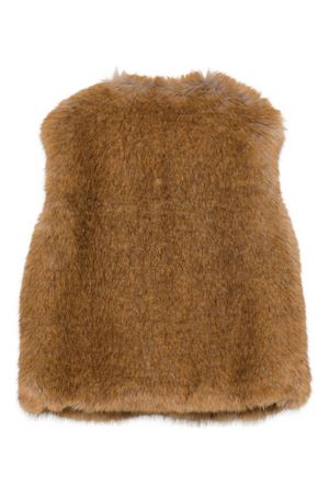 brown polyester jacket DOUUOD KIDS | DX2Q02H0073118